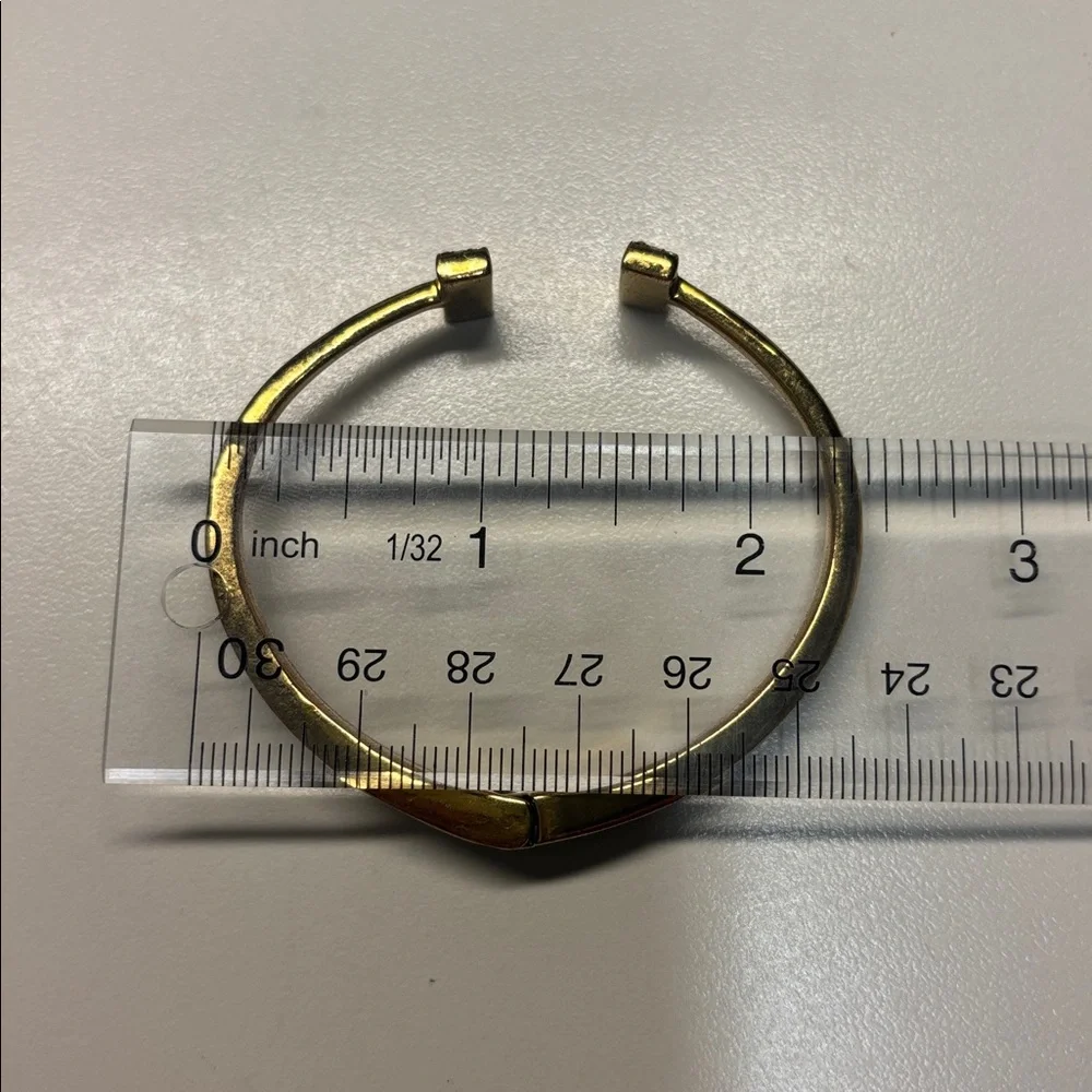 Kate Spade Raising The Bar gold tone bangle